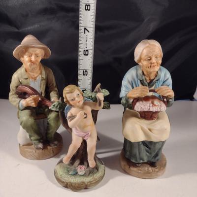 Collection of Hand Painted Ceramic Figurines- Napcoware and Capodimonte