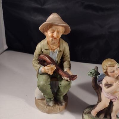 Collection of Hand Painted Ceramic Figurines- Napcoware and Capodimonte