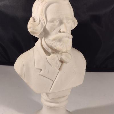 Small Bust of Verdi- Approx 6 1/2" Tall