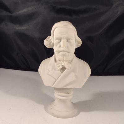 Small Bust of Verdi- Approx 6 1/2" Tall