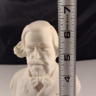 Small Bust of Verdi- Approx 6 1/2" Tall