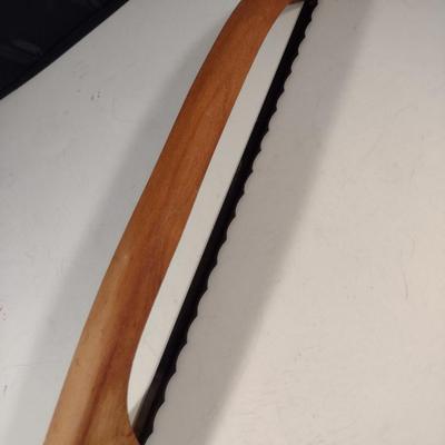 Wooden Serrated Bread Knife- Approx 16" Long