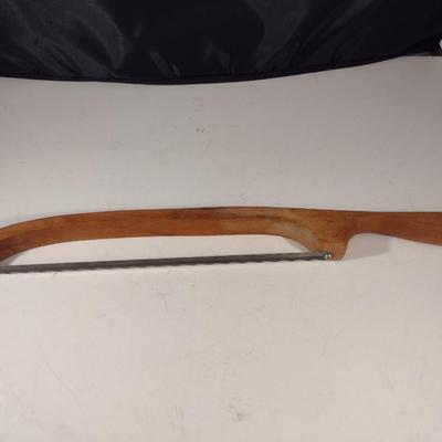 Wooden Serrated Bread Knife- Approx 16" Long