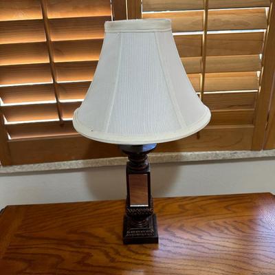 3 FELT LINED DRAWER NIGHTSTAND WITH LAMP