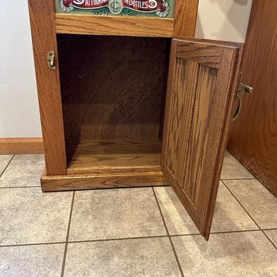 WOODEN COCA-COLA CABINET