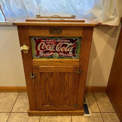WOODEN COCA-COLA CABINET