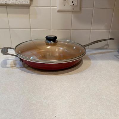 ENAMEL TEA KETTLE AND COOKWARE