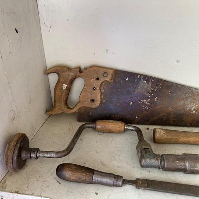 HAND SAW, FILE, HAMMER AND MORE