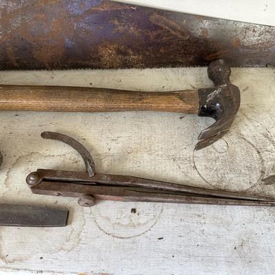 HAND SAW, FILE, HAMMER AND MORE