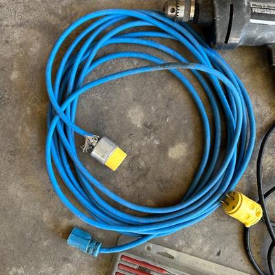 NEW 7 1/4 SAW BLADES, DRILL, EXTENSION CORDS AND MORE