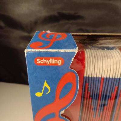 Vintage Schylling 'The Little Red Accordion' Children's Instrument with Original Box
