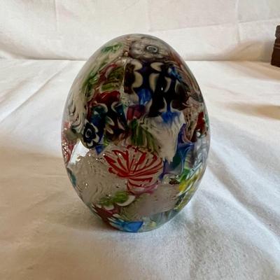 St. Clair & Murano Style Glass Paperweights (K-RG)