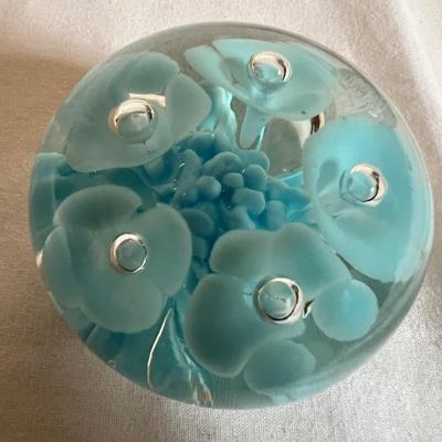 St. Clair & Murano Style Glass Paperweights (K-RG)