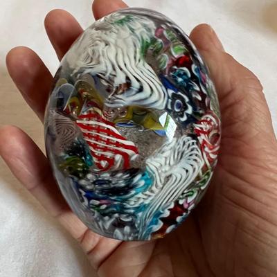St. Clair & Murano Style Glass Paperweights (K-RG)