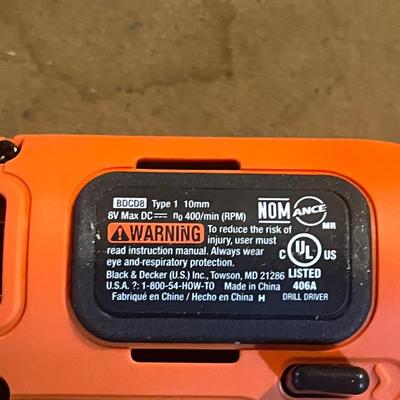 Two Black & Decker Drills & Drill Bits (B1-MG)