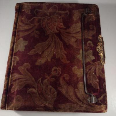 Antique Picture Album with Metal Closure