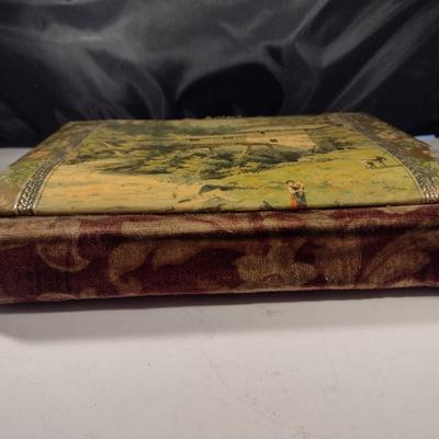 Antique Picture Album with Metal Closure
