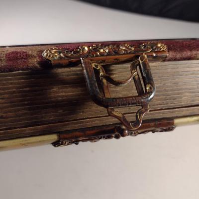 Antique Picture Album with Metal Closure