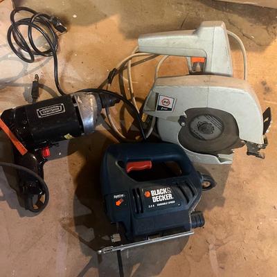 Black & Decker Circular Saw, Jigsaw & Craftsman 3/8” Drill (B1-MG)