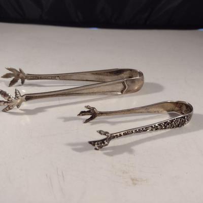 Pair of Sterling Silver Sugar Cube/Ice Tongs- Approx Weight 51 Grams