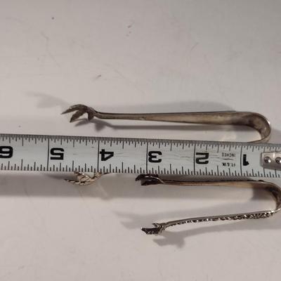 Pair of Sterling Silver Sugar Cube/Ice Tongs- Approx Weight 51 Grams