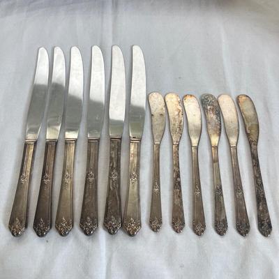 Oneida Community 'Sweet Briar' & 'Evening Star' Flatware Sets (K-RG)