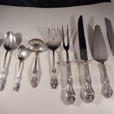 International Sterling Silver Silverware with Wooden Storage Box- Approx Weight 1,941 Grams