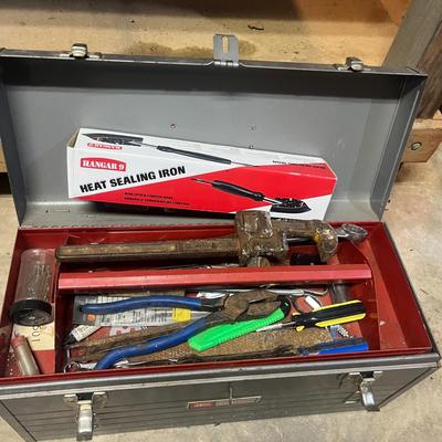 Craftsman Metal Toolbox with Contents & Tool Bucket with Contents (B1-MG)