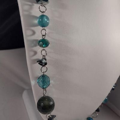 Chunky Fashion Necklace and Earring Set (#1)