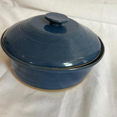 Stoneware Pottery Lidded Pots (K-RG)