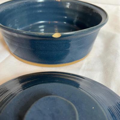Stoneware Pottery Lidded Pots (K-RG)