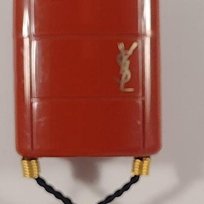 Vintage Yves Saint Laurent YSL Opium Perfume Tassel Pendant Necklace (#9)