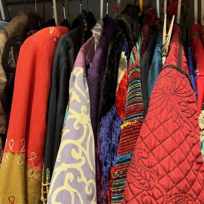 Funky and Eclectic Vests and Jackets - Women’s Sizes S-L (PB-DZ)
