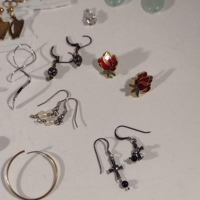 Assorted Jewelry- Earrings, Pendants, Necklaces (#11)