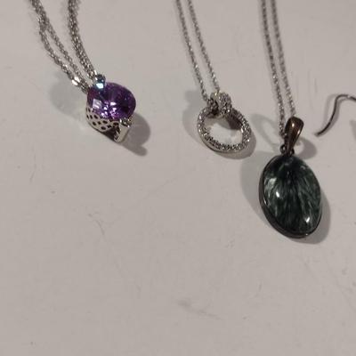 Assorted Jewelry- Earrings, Pendants, Necklaces (#11)