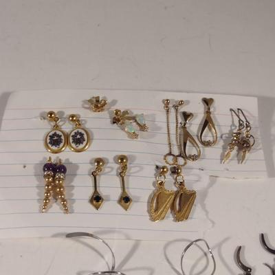 Assorted Jewelry- Earrings, Pendants, Necklaces (#11)