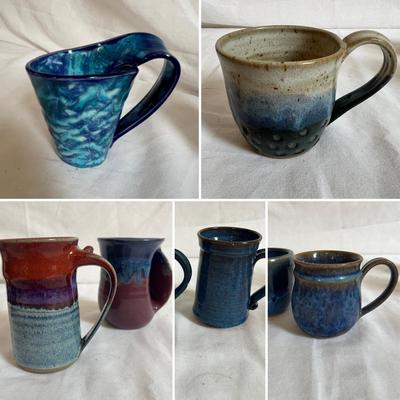 Collection of Pottery Mugs (K-RG)