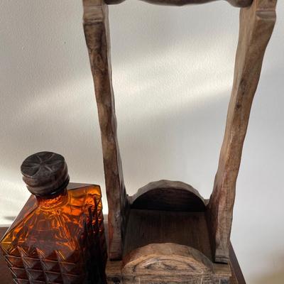 Vintage Mapsa liqueur and music box