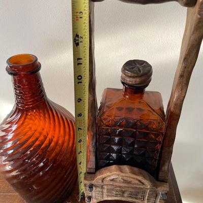 Vintage Mapsa liqueur and music box