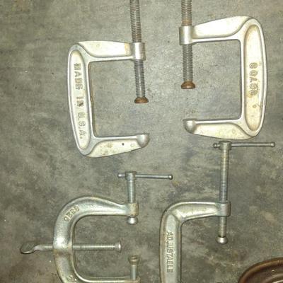Collection of Clamps- Assorted Sizes and Designs