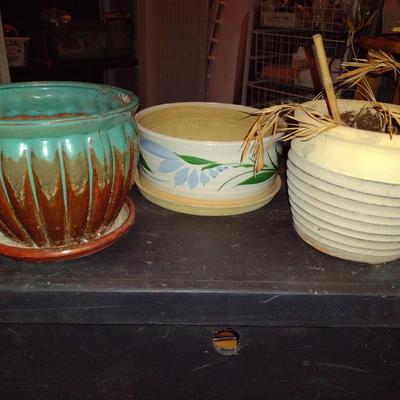 Collection of Ceramic Flower Pots