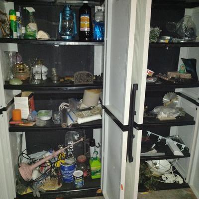 Contents of Two Garage Cabinets
