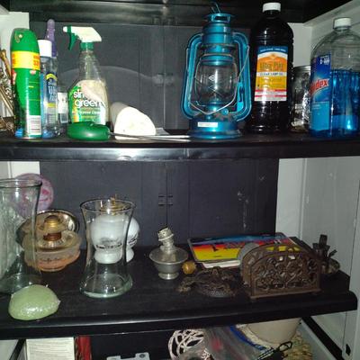 Contents of Two Garage Cabinets