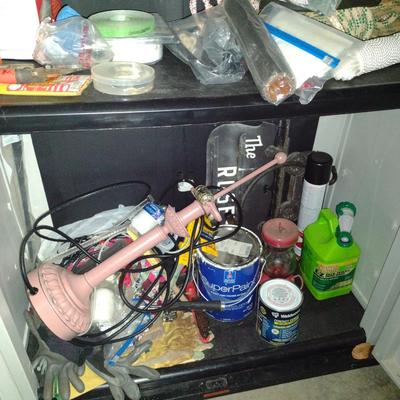 Contents of Two Garage Cabinets