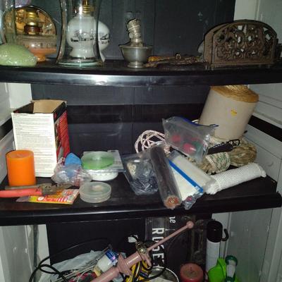 Contents of Two Garage Cabinets