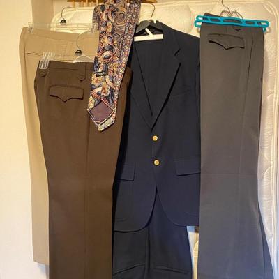 AUSTIN AND REED SUIT, MENS TIES AND DRESS PANTS