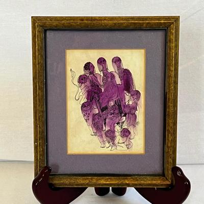 Unique Mixed Media Human-Figure Art (HC1-RG)
