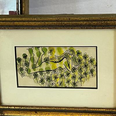 Unique Mixed Media Human-Figure Art (HC1-RG)