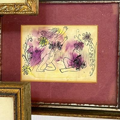 Unique Mixed Media Human-Figure Art (HC1-RG)