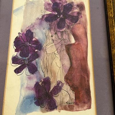 Unique Mixed Media Human-Figure Art (HC1-RG)